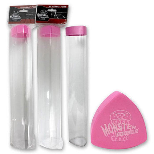 Monster Prism Matte Playmat Tube - Pink