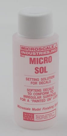 Microscale Micro Sol Decal Softening Solution - 1 oz
