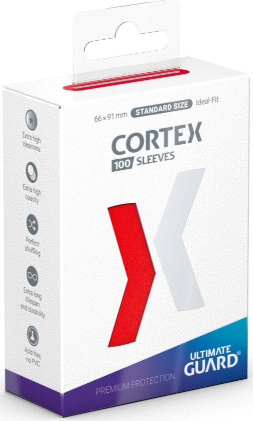 Cortex Sleeves Glossy Red