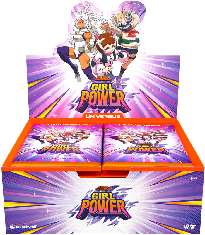 UniVersus CCG: Set 7- My Hero Academia Girl Power Booster Display
