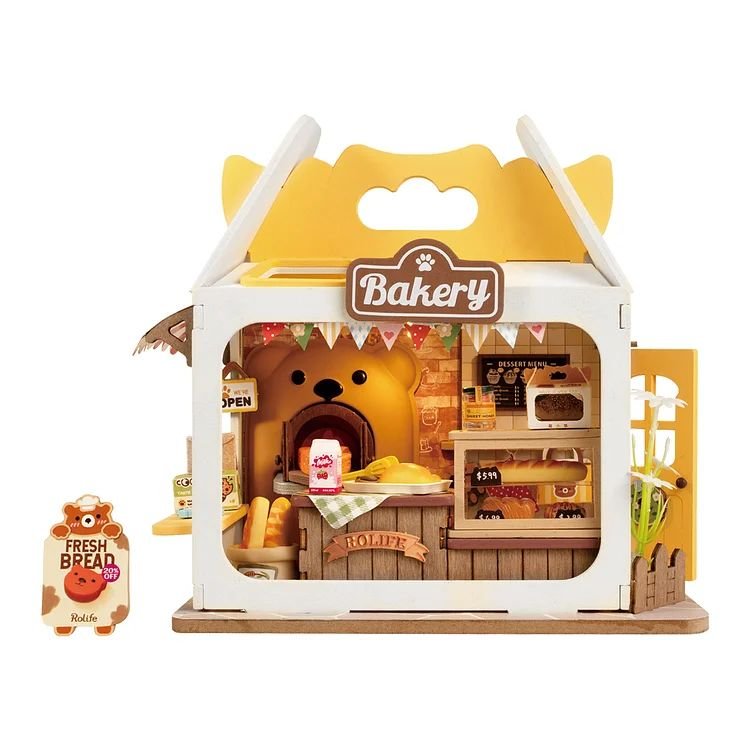 Rolife Teddy's Breadbox