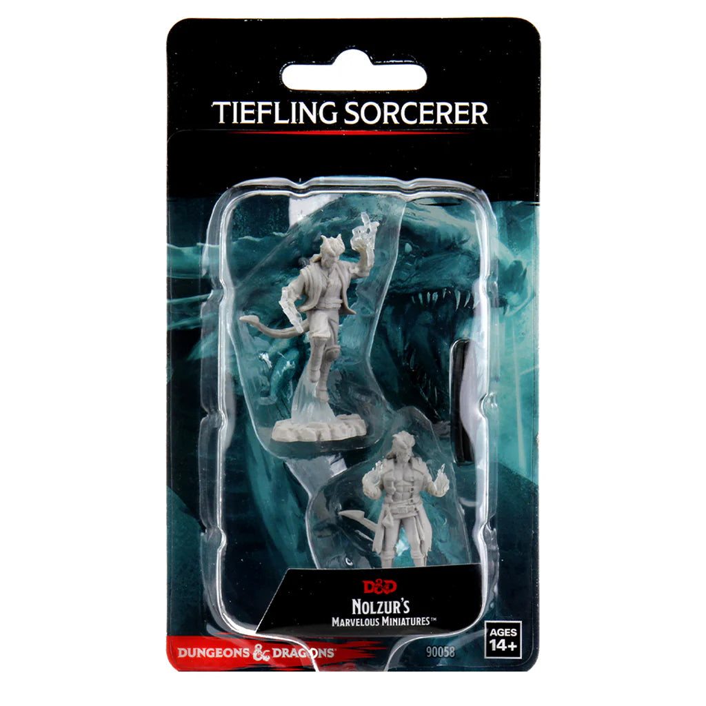 Nolzur's Marvelous Miniatures: Tiefling Sorcerer Male