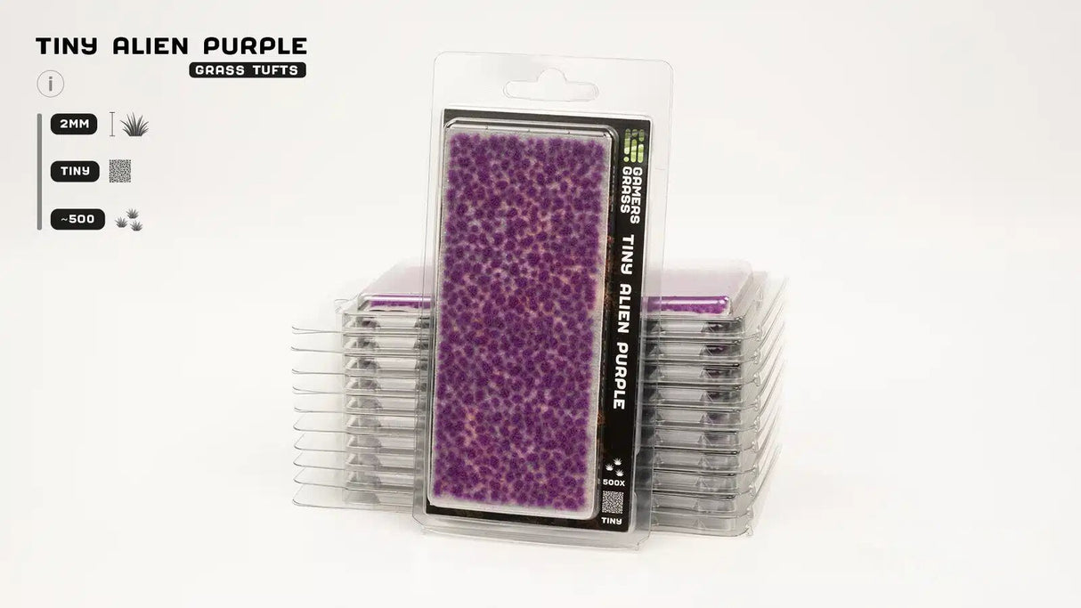 Gamers Grass Tiny Tufts Alien Purple - Tiny