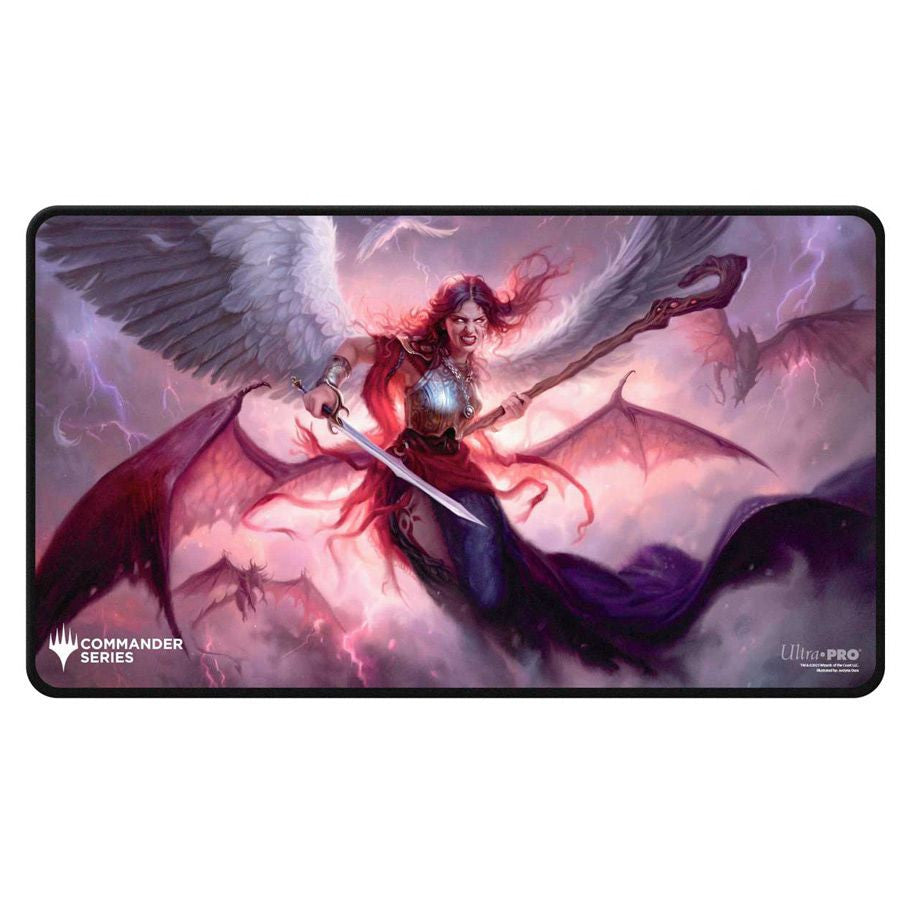 Ultra PRO - Commander Series #5 - Three Color Wedge - Kaalia Stitched Playmat for Magic: The Gathering