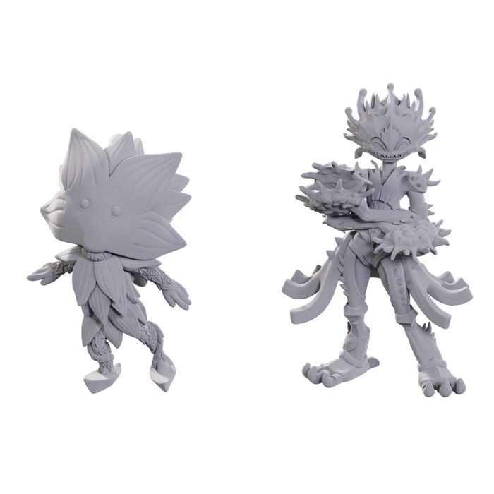 Pathfinder Deep Cuts Miniatures: Lotus Leshy & Flytrap Leshy