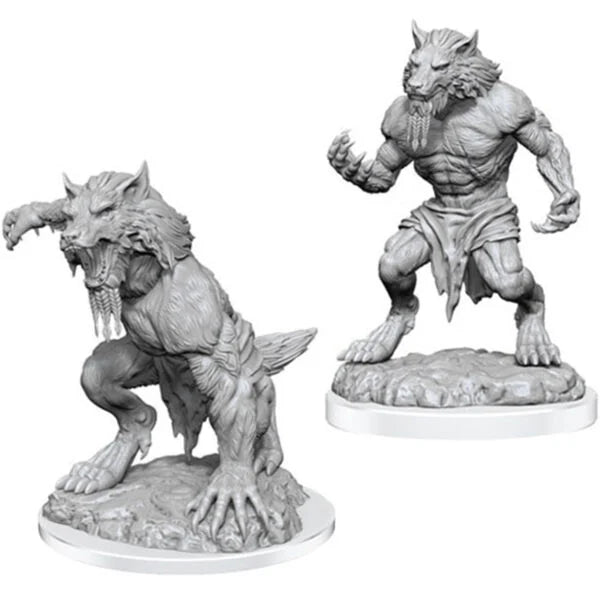 Critical Role Unpainted Minis: Fey Werewolves