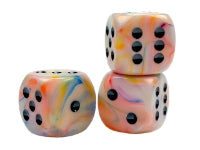 30mm d6 Festive Circus Chessex