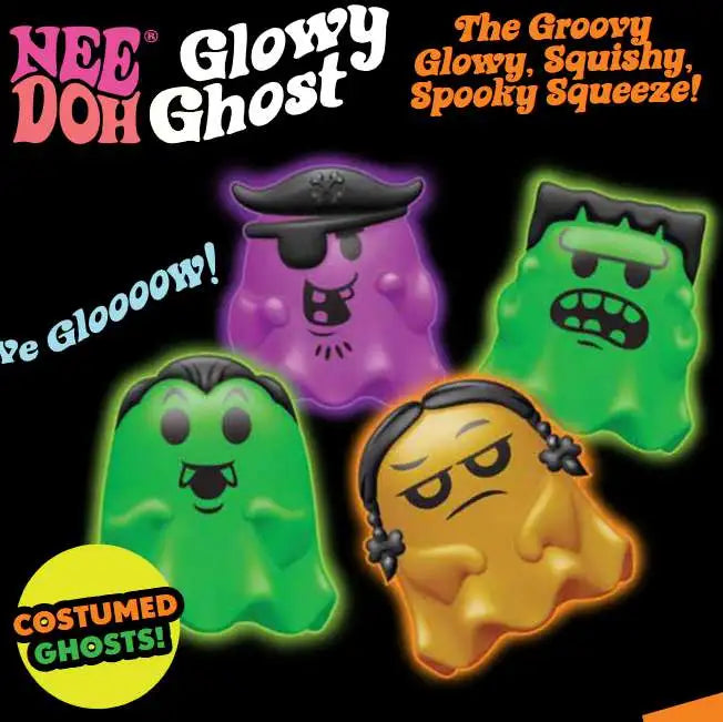 Needohween Glowy Ghost NeedDoh - Orange Wednesday