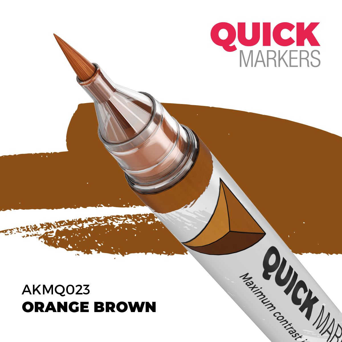 Orange Brown Quick Marker