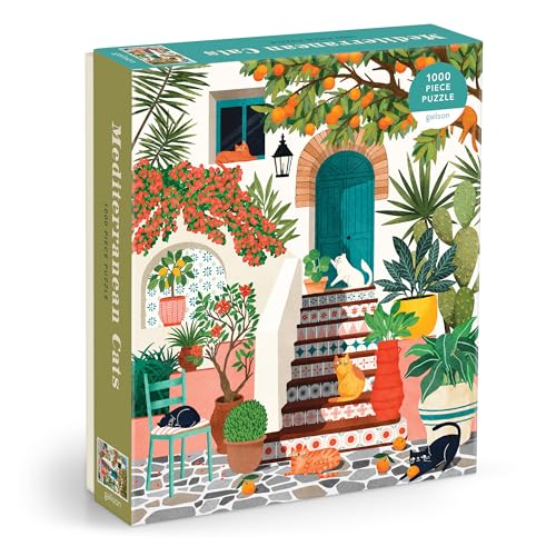 Mediterranean Cats 1000pc Puzzle