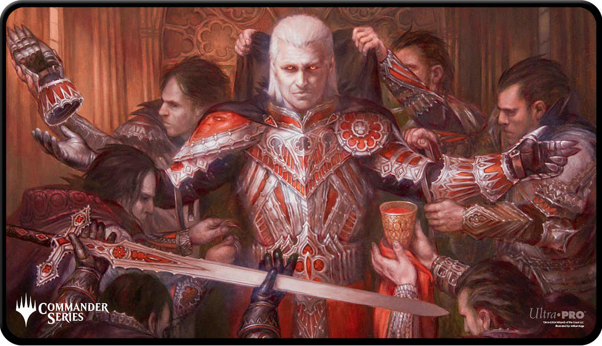 Ultra Pro Playmat Commander Series Edgar Black Stitched