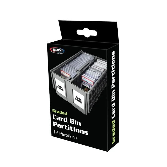 Card Bin Partitions GRAY 12ct