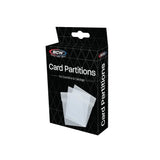 BCW Card Bin Partitions Clear