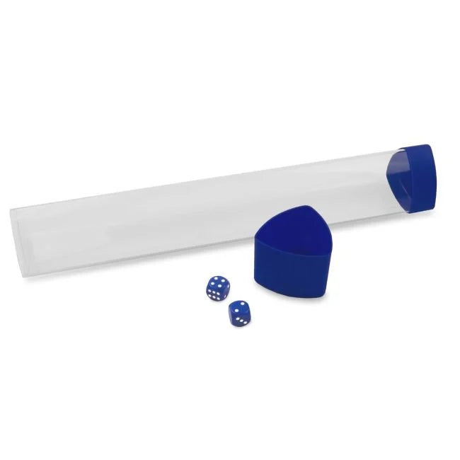 Playmat Tube/Dice Cap BLUE