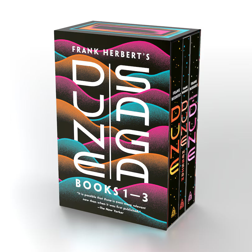 Frank Herbert's Dune Saga 3-Book Boxed Set: Dune, Dune Messiah, and Children of Dune