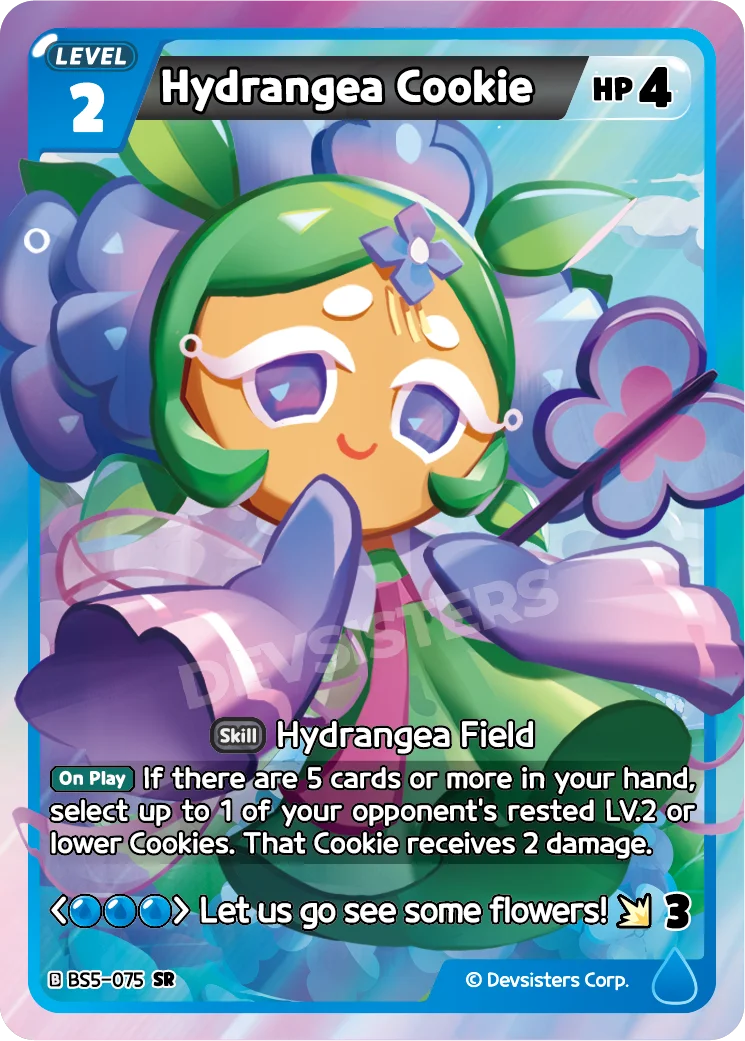 Hydrangea Cookie