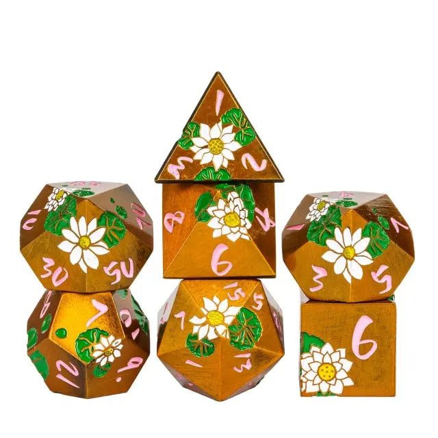 Colorful Metal Lotus Gold/Pink