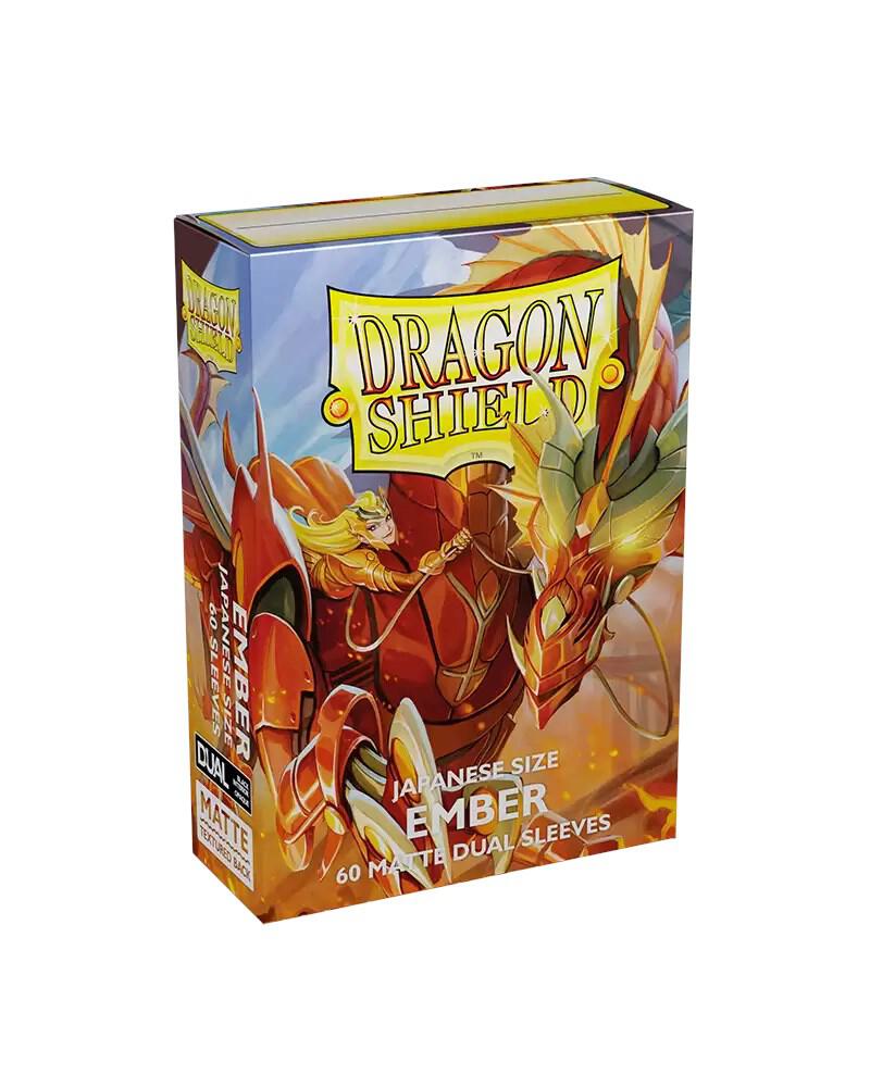 Dragon Shield Dual Matte Japanese Sleeves - Ember (60-Pack)