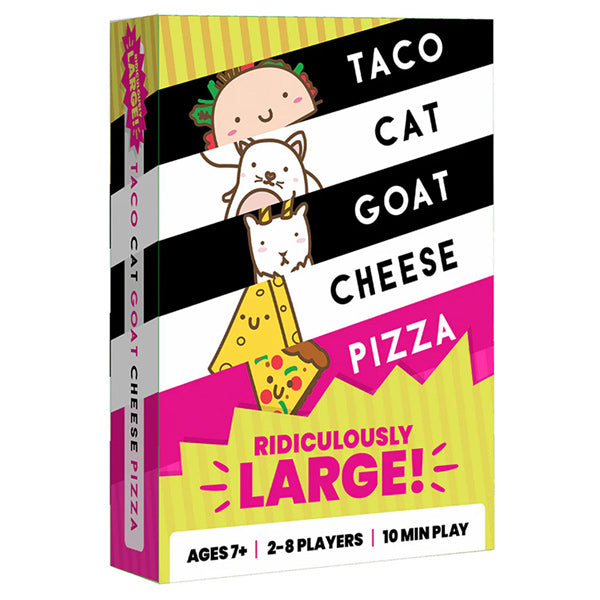 Taco Cat Goat Cheese Pizza: Ridiculously Large Edition