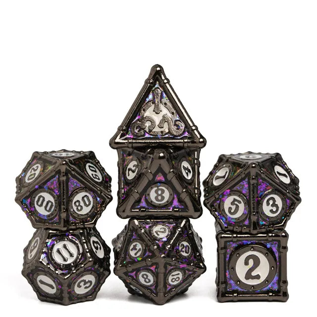 Steampunk Dice Set Black