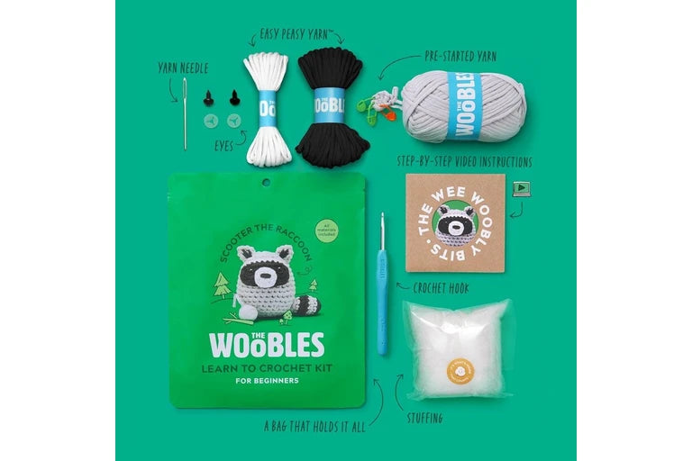 Woobles Scooter the Raccoon