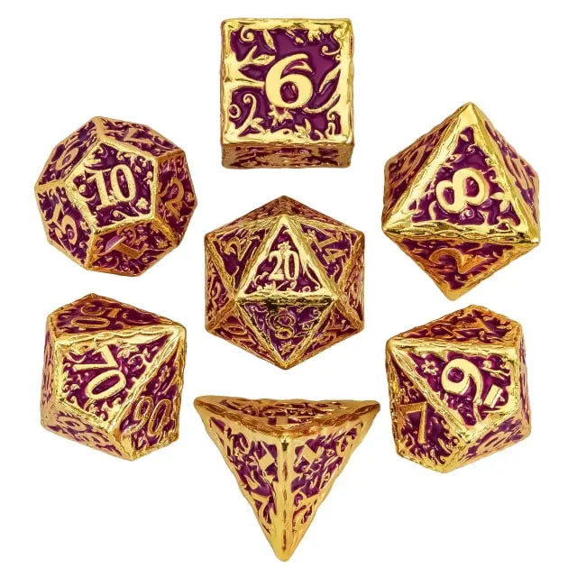 Colorful Gold/Purple Metal Druid