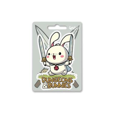 Dungeons & Bunnies Waterproof Sticker