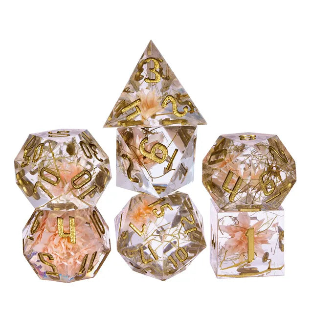 7pc Flower Dice Mountain