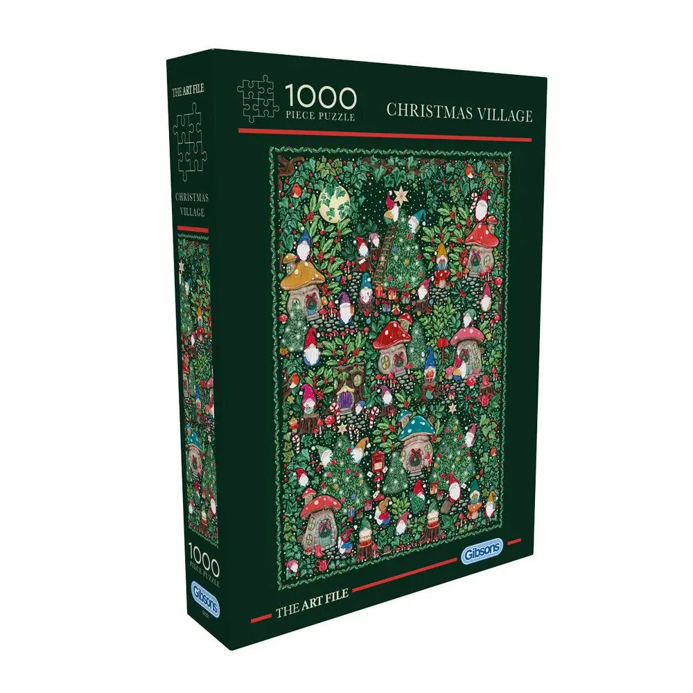 Art File Christmas Village 1000pc Puzzle