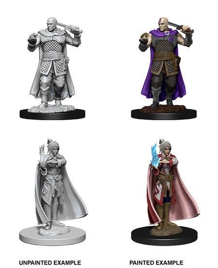 Nolzur's Marvelous Miniatures: Human Ranger & Moon Elf Sorcerer