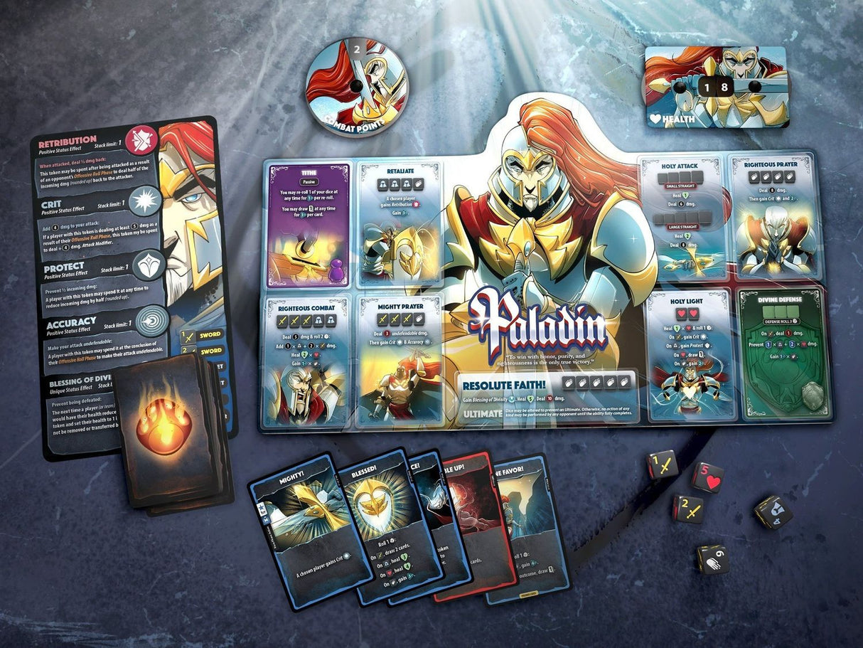 Dice Throne: Season One Rerolled - Monk vs Paladin