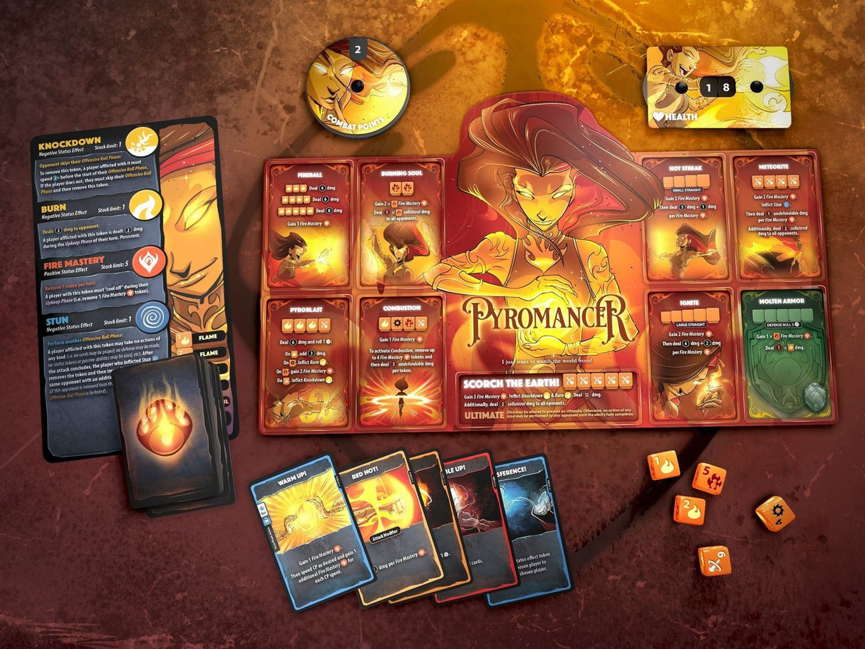 Dice Throne: Season One Rerolled - Pyromancer v Shadow Thief