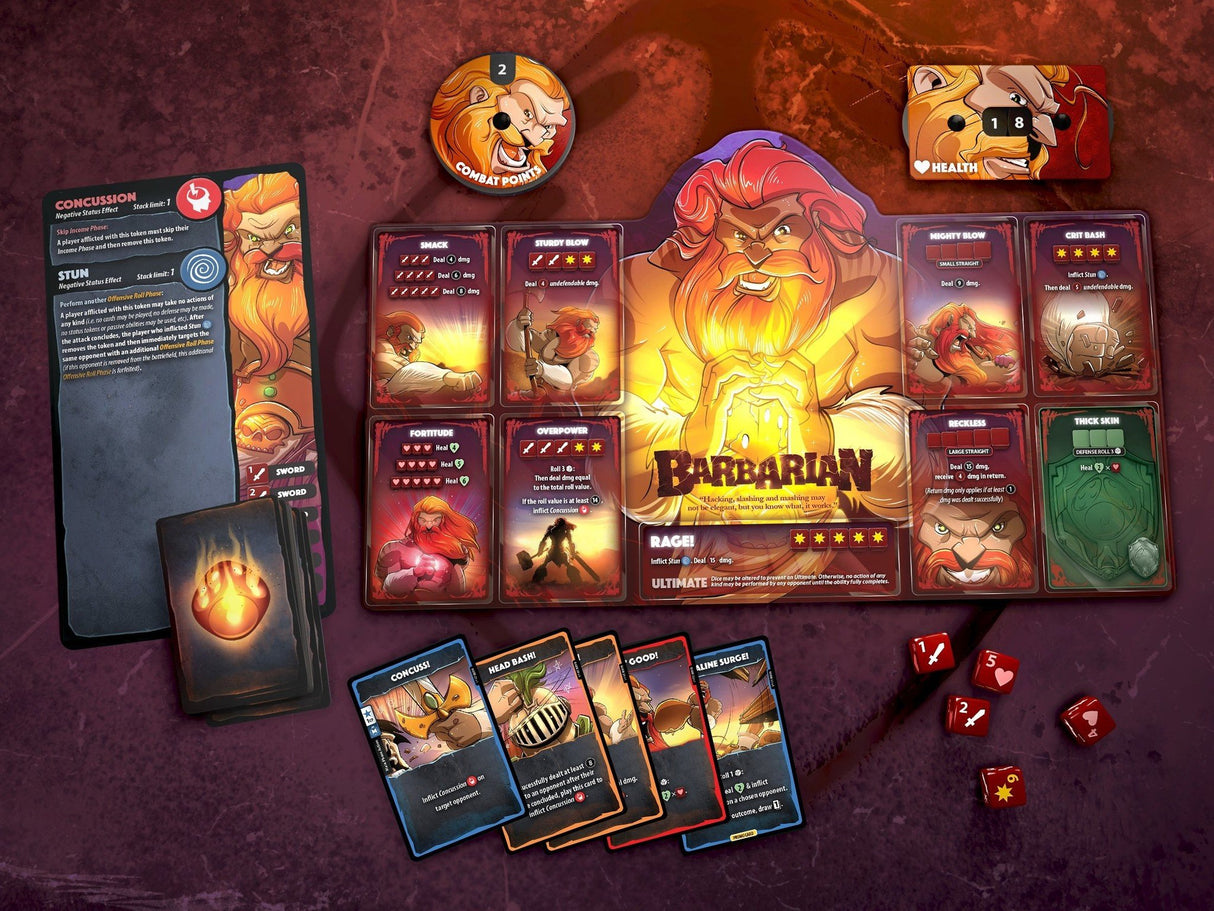 Dice Throne: Season One Rerolled - Barbarian v Moon Elf