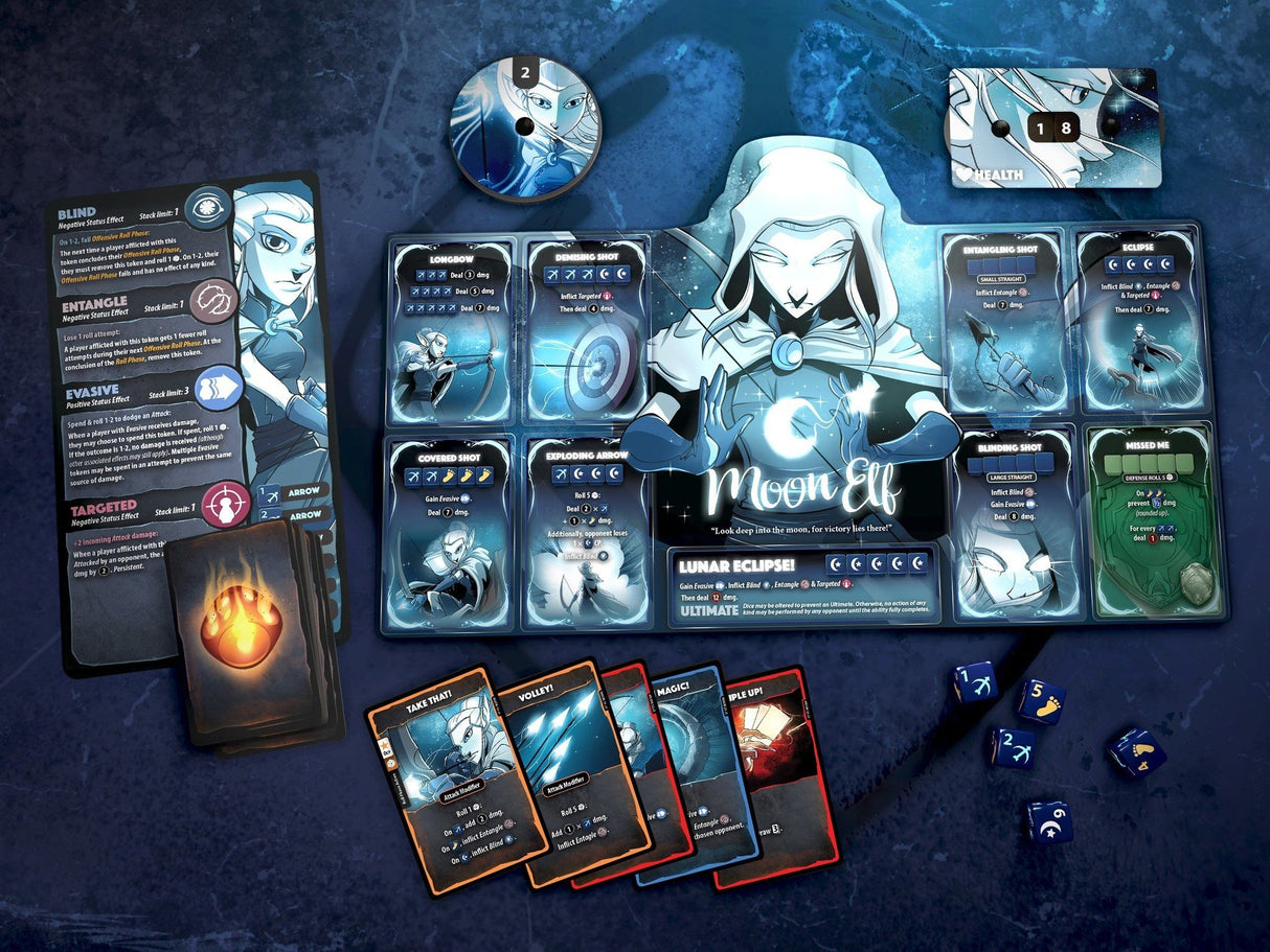 Dice Throne: Season One Rerolled - Barbarian v Moon Elf