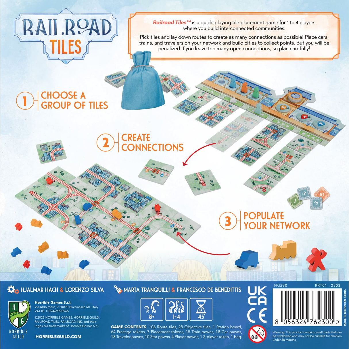 Railroad Tiles Game
