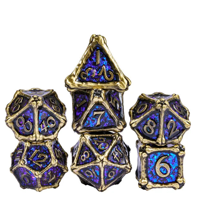 Metal Dragon Bones Blue & Purple