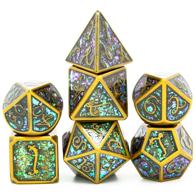 Metal Cloud Dragon Ancient Gold