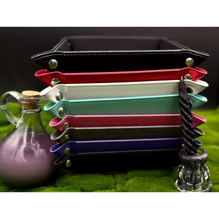 Cat Dice Tray Red & Black