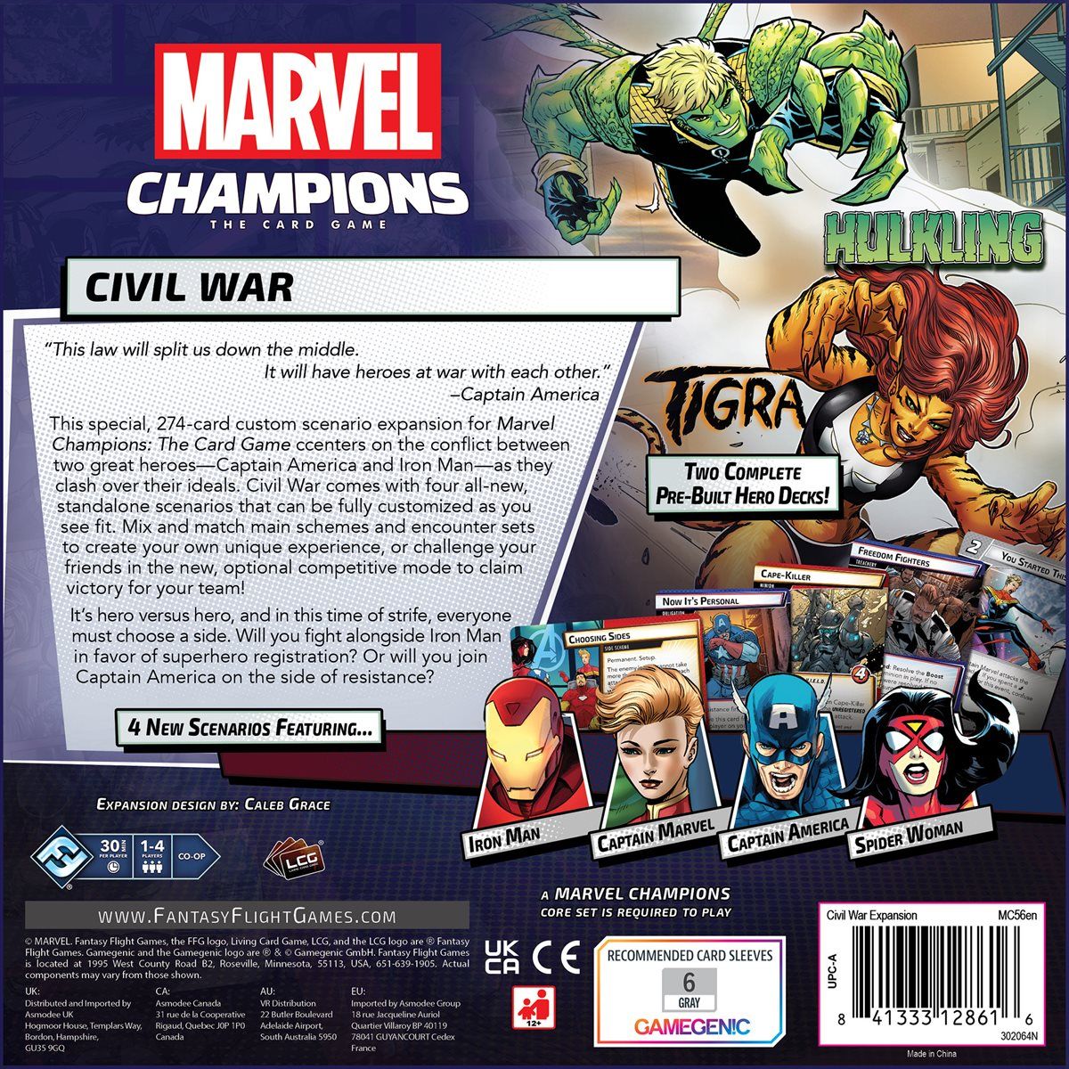 Marvel Champions Civil War Expansion