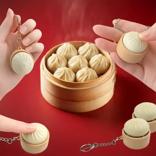 Dumpling Keychain
