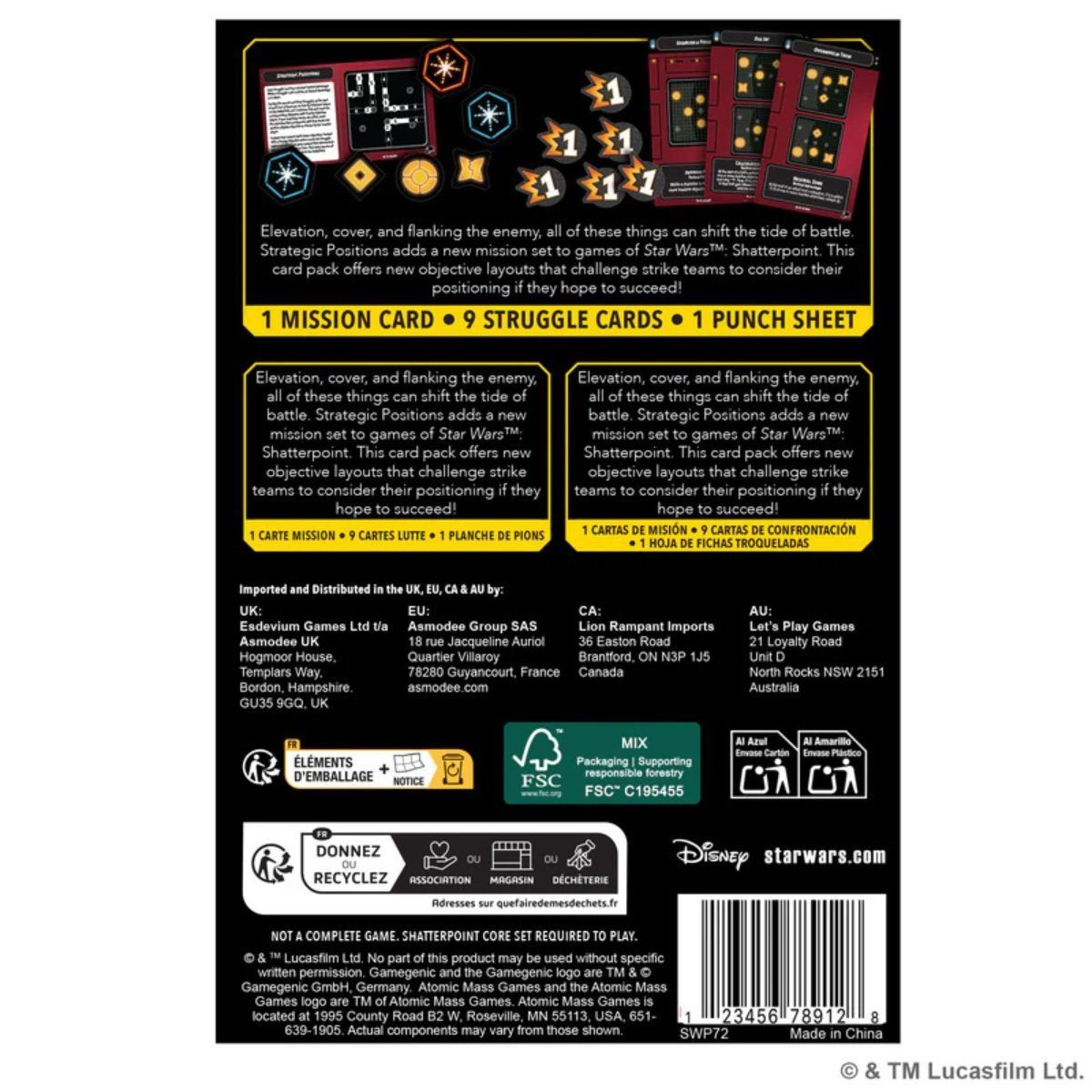 Star Wars - Shatterpoint: Strategic Positions Mission Pack