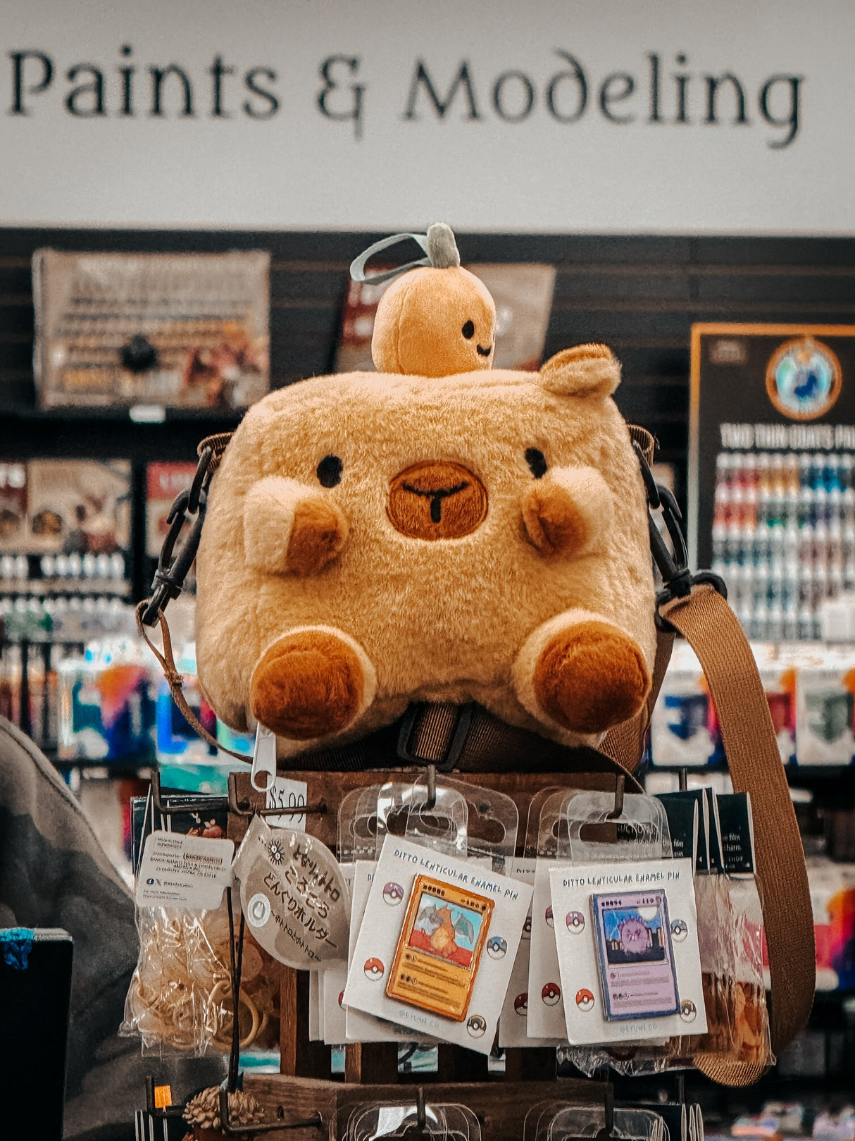 Capybara Plush w/ Strap