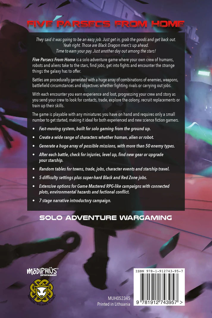 Five Parsecs from Home: Solo Adventure Wargame