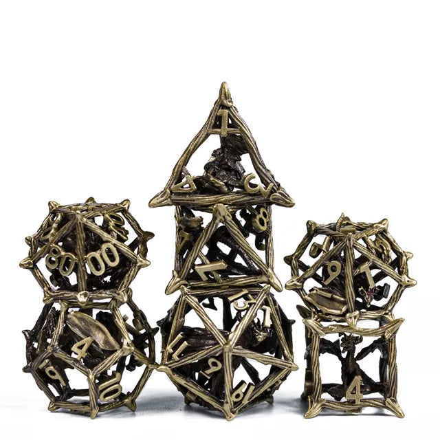 Twigs Retro Hollow Metal Bronze