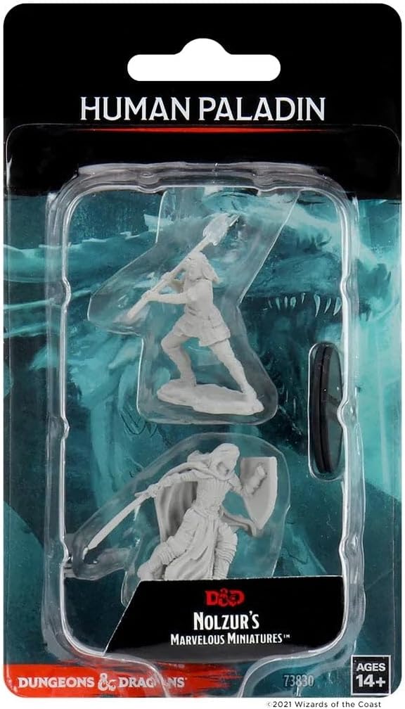 Nolzur’s Marvelous Miniatures: Human Paladin Female