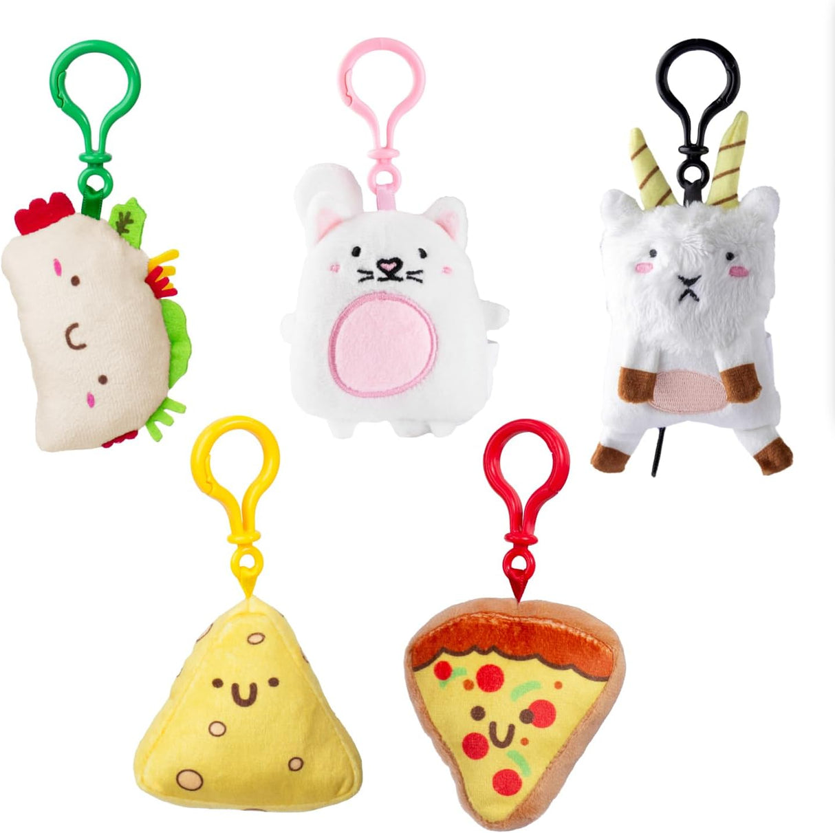 Dolphin Hat Games Cheese Plush Keychains