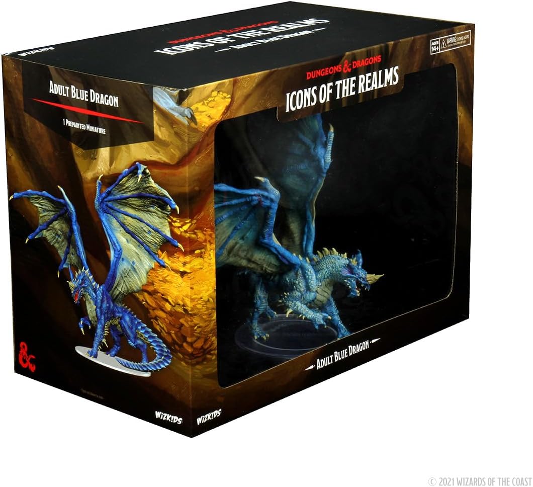 D&D Icons- Adult Blue Dragon