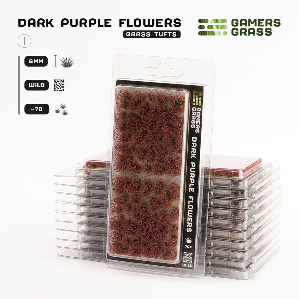 Gamers Grass Dark Purple Flowers - Wild