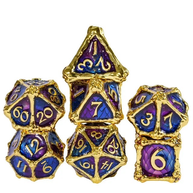 Metal Dragon Bones Blue Purple