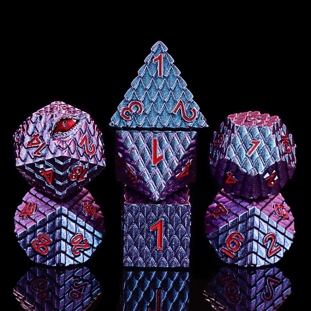 Purple Dragon Blue Glitter 7pc